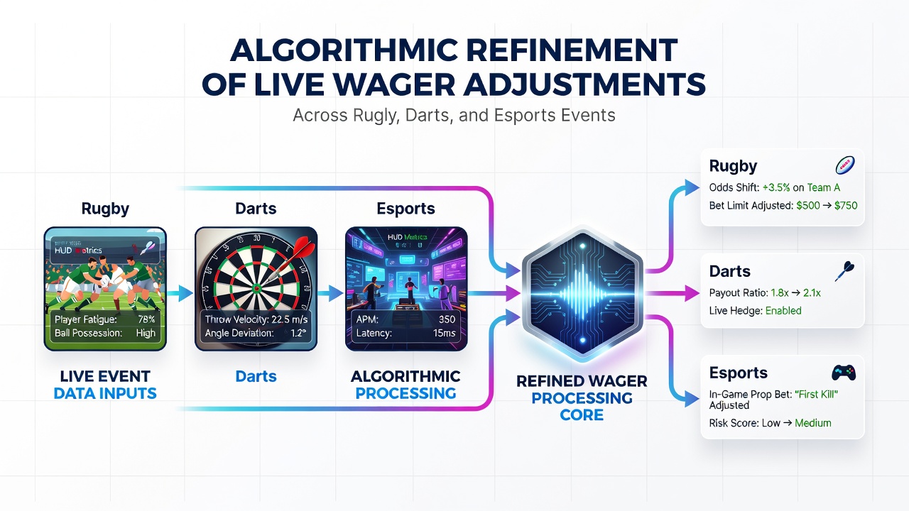 Close-up view of server infrastructure and data visualization screens used for algorithmic odds management in live sports betting