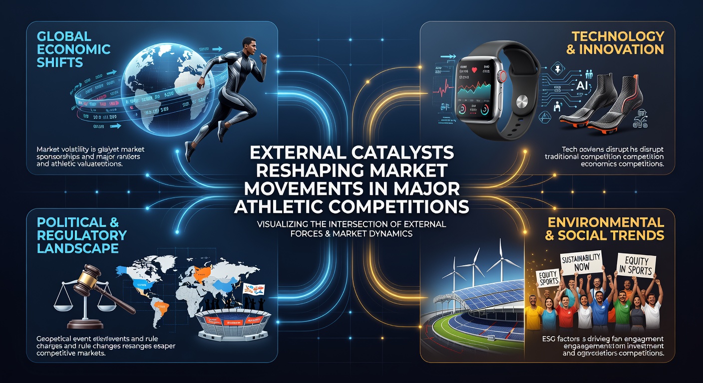 Illustration of technological and regulatory influences on sports market movements