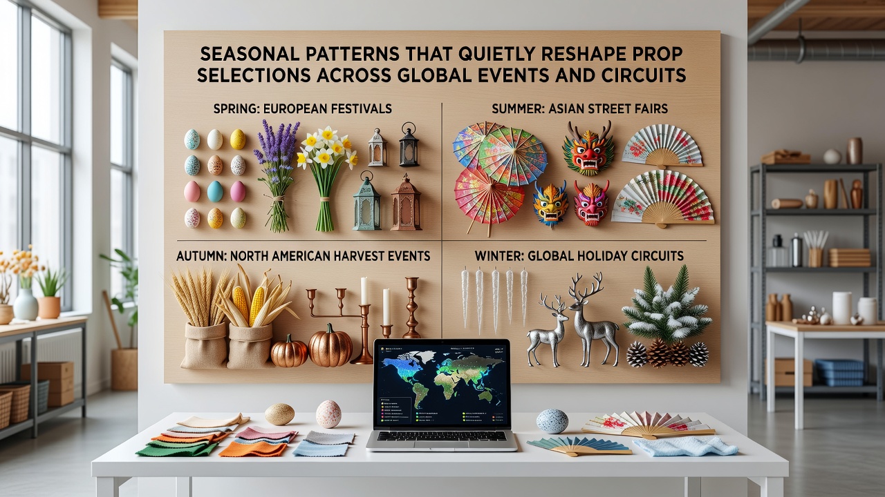 Global sports circuits and seasonal venue changes impacting prop bet selections