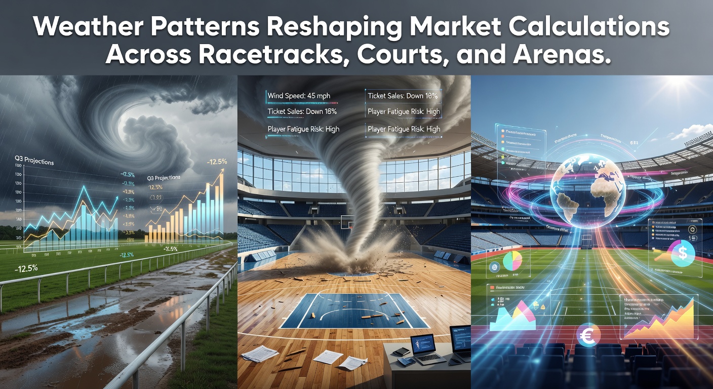 Weather effects on racetrack surfaces and betting markets during variable conditions